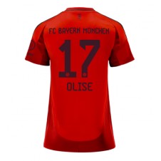 Bayern Munich Michael Olise #17 Hjemmedrakt Kvinner 2024-25 Kortermet